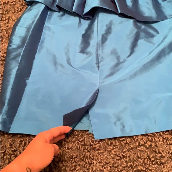 Retro Asymmetrical Peplum Cocktail Dress - Picture 8 of 8